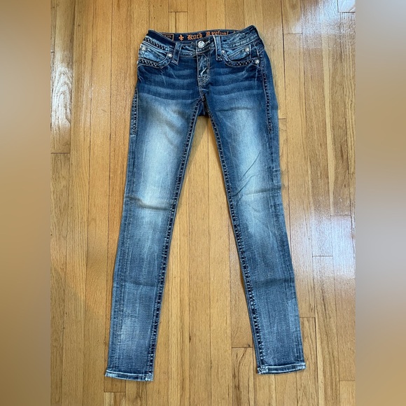 Women’s Rock Revival Skinny Jeans - Picture 1 of 15